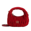MiuMiu Wander Velvet Mini Red