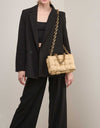 Bottega Veneta Chain Padded Cassette Beige