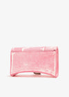 Balenciaga Hourglass Denim Pink