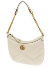 Gucci GG Marmont Hobo Bianca