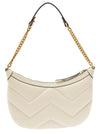Gucci GG Marmont Hobo Bianca
