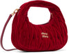 MiuMiu Wander Velvet Mini Red