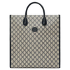 Gucci Borsa Tote Medium Supreme GG Blu