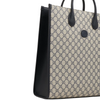 Gucci Borsa Tote Medium Supreme GG Blu