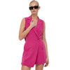 patrizia pepe - abito smanicato fucsia