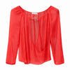 patrizia pepe - blusa hybrid rose
