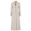 loro piana tessuto - cappotto capolavoro lungo beige