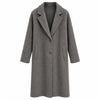 off - cappotto lungo monopetto