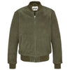 schott nyc - GOAT SUEDE CASUAL BOMBER JACKET