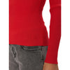 pinko - amaranto maglia a costine