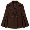 loro piana tessuto - peacoat doppiopetto taglio kimono