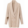 elisabetta franchi - cappotto cappuccino doppiopetto