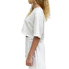 comme des fuckdown - t-shirt crop bianca