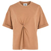 alpha studio - t-shirt con drapeggio