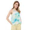 patrizia pepe - camicia top aquatic camu
