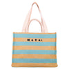 marni - marni embroidered raffia tote bag