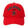 balmain - cappello con visiera arancione