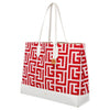 balmain - canvas open tote bag