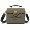 balmain - b-buzz handle bag verde