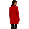 balmain - cappotto monopetto rosso