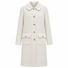 dolce & gabbana - cappotto bianco fibra di cammello