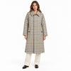 tod's - Cappotto in nylon a quadretti