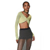 patrizia pepe - maglia sunny lime degradè