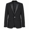 balmain - giacca monopetto rever lucidi