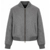 loro piana tessuto - bomber capolavoro grigio