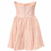 elisabetta franchi - abito rosa con fantasia floreale
