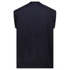 alpha studio - gilet con zip blu notte