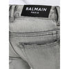 balmain - jeans slim fit grigi