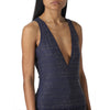 patrizia pepe - top monogram blue strass