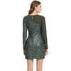 pinko - abito alison con paillettes