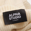alpha studio - maglia dolcevita bianca