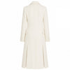 loro piana tessuto - cappotto lungo con rever raso