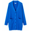 patrizia pepe - cardigan lungo maglia blu