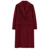 alpha studio - cappotto doppiopetto  lungo lana
