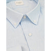 bagutta - camicia button down celeste