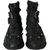 dolce & gabbana - sneaker alta nylon gomma