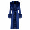 loro piana tessuto - cappotto pelliccia