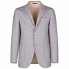loro piana tessuto - giacca grigia