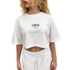comme des fuckdown - t-shirt crop bianca