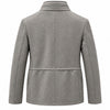 loro piana tessuto - cappotto cashmere grigio chiaro
