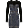 dolce & gabbana - abito corto in denim