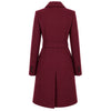 loro piana tessuto - cappotto capolavoro bordeaux