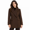 loro piana tessuto - cappotto corto doppiopetto