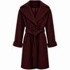 loro piana tessuto - Cappotto doppiopetto con cintura