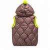 ai-riders - gilet trapuntato marrone