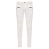 balmain - jeans slim fit bianchi